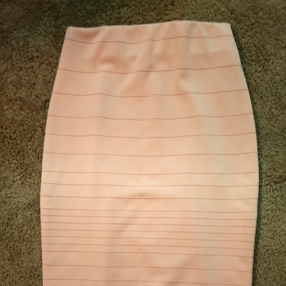 Pink Pencil Skirt
